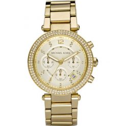 ZEGAREK MICHAEL KORS LADIES GOLD TONE MK5354. Białe zegarki damskie marki Michael Kors, ze stali. Za 1369,00 zł.
