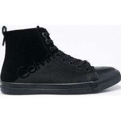 Calvin Klein Jeans - Trampki Ajax. Czarne trampki męskie marki Calvin Klein Jeans, bez wzorów, z jeansu, na sznurówki. W wyprzedaży za 369,90 zł.