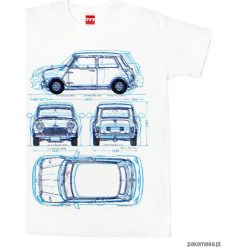 Koszulka MINI BLUE tshirt. Niebieskie koszulki męskie Pakamera, m, bez wzorów, bez kołnierzyka, bez rękawów. Za 77,00 zł.
