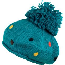 Czapka-beret damska i 14cm pompona morska (cz2702). Zielone czapki damskie marki Art of Polo. Za 47,34 zł.