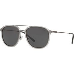 Polo Ralph Lauren - Okulary. Szare okulary przeciwsłoneczne męskie Polo Ralph Lauren, z tworzywa sztucznego. Za 519,90 zł.