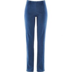 Dżinsy "SKINNY" bonprix niebieski "stone" nowy. Niebieskie jeansy damskie marki House, z jeansu. Za 74,99 zł.