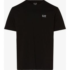 EA7 Emporio Armani - T-shirt męski, czarny. Czarne t-shirty męskie EA7 Emporio Armani, s, z aplikacjami, z bawełny, bez kołnierzyka. Za 279,95 zł.