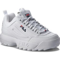 Sneakersy FILA - Disruptor Low 1010262.1FG White. Białe sneakersy męskie Fila, na co dzień, bez wzorów, ze skóry ekologicznej, bez zapięcia. Za 519,00 zł.