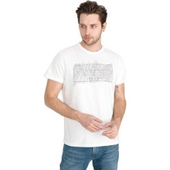 Pepe Jeans Billy Koszulka Biały. Białe podkoszulki męskie Pepe Jeans, xxl, z nadrukiem, z bawełny, bez kołnierzyka, krótkie. Za 130,95 zł.