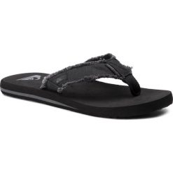Japonki QUIKSILVER - AQYL100047 Xkkc. Czarne klapki męskie Quiksilver, bez wzorów, z tworzywa sztucznego. W wyprzedaży za 79,00 zł.