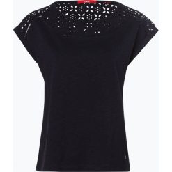 S.Oliver Casual - Koszulka damska, niebieski. Niebieskie koszulki damskie s.Oliver Casual, s, z haftami, casualowe, bez kołnierzyka. Za 79,95 zł.