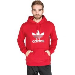 Adidas Originals Trefoil Bluza Czerwony. Czerwone bluzy męskie adidas Originals, s, z nadrukiem, z bawełny, bez kołnierzyka, bez rękawów, bez kaptura. Za 266,95 zł.