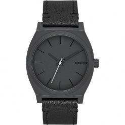Zegarek "Time Teller" w kolorze czarnym. Czarne, analogowe zegarki męskie marki Nixon, ze stali. W wyprzedaży za 159,95 zł.