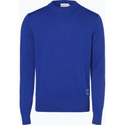 Calvin Klein - Sweter męski, niebieski. Niebieskie swetry klasyczne męskie Calvin Klein, m, z dzianiny. Za 449,95 zł.
