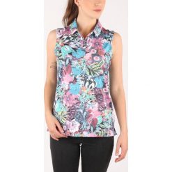 Nike Bluzka Wielokolorowy. Koszule damskie Nike, xs, w kwiaty, z elastanu, bez kołnierzyka, bez rękawów. Za 283,95 zł.