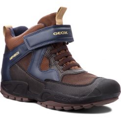 Śniegowce GEOX - J N.Savage B.B Abx A J841WA 011BC C0947 D Brown/Navy. Pomarańczowe śniegowce chłopięce Geox, bez zapięcia. W wyprzedaży za 239,00 zł.