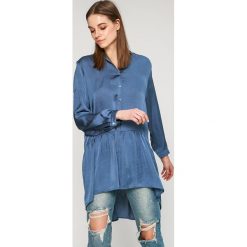 Answear - Koszula Wild Nature. Zielone bluzki damskie ANSWEAR, s, bez wzorów, z poliesteru, casualowe, bez kołnierzyka, z długim rękawem. W wyprzedaży za 39,90 zł.