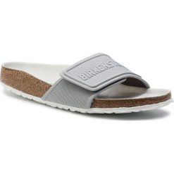 Klapki BIRKENSTOCK - Tma 1013636 Gray. Szare klapki damskie Birkenstock, bez wzorów, z tworzywa sztucznego, bez obcasa. Za 349,00 zł.