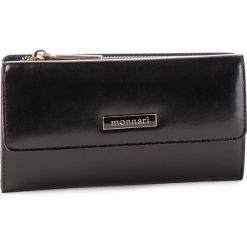 Duży Portfel Damski MONNARI - PUR0720-020 Black. Czarne portfele damskie Monnari, ze skóry. W wyprzedaży za 159,00 zł.