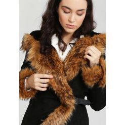 Czarno-Camelowa Kurtka Drop It. Czarne kurtki damskie marki other, na zimę, s. Za 199,99 zł.