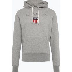 Gant - Męska bluza nierozpinana, szary. Szare bluzy męskie rozpinane marki GANT, z materiału. Za 449,95 zł.