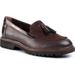 Półbuty TAMARIS - 1-24704-23 Mocca 304. Pomarańczowe półbuty damskie Tamaris, z aplikacjami, ze skóry. W wyprzedaży za 199,00 zł.
