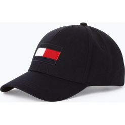 Tommy Hilfiger - Męska czapka z daszkiem, niebieski. Niebieskie czapki męskie TOMMY HILFIGER, bez wzorów, z bawełny, sportowe. Za 129,95 zł.