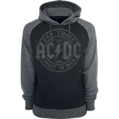 Bejsbolówki męskie: AC/DC We Salute You Bluza z kapturem czarny/szary