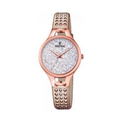 Festina F20408-1 - Kupuj tylko oryginalne produkty w autoryzowanym sklepie. Szare zegarki damskie marki Festina. Za 583,00 zł.