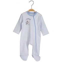 Blue Seven Ubranko Chłopięce 62 Niebieski. Niebieskie kombinezony niemowlęce Blue Seven, w paski, bez rękawów, bez kaptura. Za 68,00 zł.