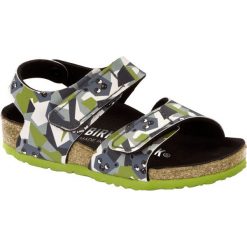 Birkenstock Sandały Palu Fritzy Camo Green. Zielone sandały chłopięce Birkenstock. Za 145,00 zł.