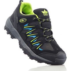 Buty sportowe męskie: Buty outdoorowe marki Lico z membraną Comfortex bonprix czarno-limonka-niebieski