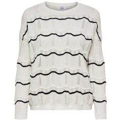 ONLY Damski sweter Cactus L / S Stripe Pullover Knt Cloud Dancer Black Stripe W. (rozmiar S). Czarne swetry damskie ONLY, s, bez wzorów, bez rękawów, bez kaptura. W wyprzedaży za 111,00 zł.
