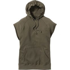 Bluzy męskie: Bluza bez rękawów Regular Fit bonprix ciemnooliwkowy