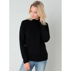 Golfy damskie: Sweter w kolorze czarnym