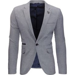 Marynarki męskie: Marynarka męska casual antracytowa (mx0338)