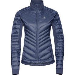 Kurtka puchowa "Neon Cocoon" w kolorze granatowym. Niebieskie kurtki sportowe damskie Odlo Women, l, z nadrukiem, ze skóry, bez kaptura. W wyprzedaży za 389,95 zł.