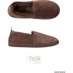 THE SHOES NO. 7 KAPCIE BAMBOSZE MĘSKIE ZE SKÓRY. Brązowe kapcie męskie marki Pakamera, ze skóry. Za 99,00 zł.