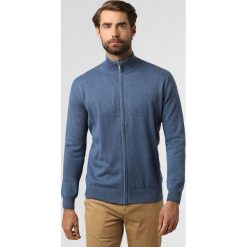 Andrew James - Kardigan męski, niebieski. Niebieskie kardigany męskie Andrew James, s, bez wzorów, z bawełny. Za 179,95 zł.