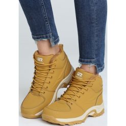 Camelowe Buty Trekkingowe Predictable. Brązowe buty zimowe damskie Born2be, na jesień. Za 129,99 zł.