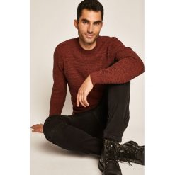 Medicine - Sweter Basic. Brązowe swetry męskie MEDICINE, s, bez wzorów, z bawełny, z okrągłym kołnierzem, bez kaptura. W wyprzedaży za 99,90 zł.