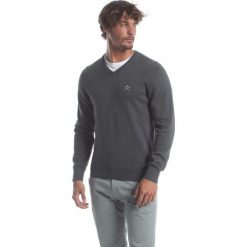 Polo Club C.H.A sweter męski L ciemnoszary. Szare swetry męskie m, polo. W wyprzedaży za 259,00 zł.