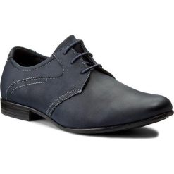 Półbuty VAPIANO - M17SS139-4 Granatowy. Niebieskie buty wizytowe męskie marki Vapiano, ze skóry ekologicznej. Za 99,99 zł.