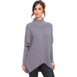 Golf "Grace" w kolorze szarym. Szare golfy damskie marki Cosy Winter, s, ze splotem. W wyprzedaży za 181,95 zł.