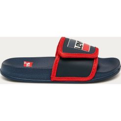 Levi's - Klapki dziecięce. Niebieskie sandały dziewczęce Levi's®, z materiału, bez zapięcia. Za 69,90 zł.