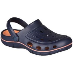 Coqui Damskie kapcie Jump er Navy / Coral 6352-100-2160 (rozmiar 36). Niebieskie kapcie damskie Coqui. W wyprzedaży za 57,00 zł.