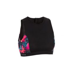 Góra kostiumu kąpielowego CARLA FOAMY damska. Czarne t-shirty damskie OLAIAN, bez wzorów, z elastanu, sportowe, z dekoltem na plecach. Za 99,99 zł.
