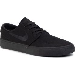 Buty NIKE - Sb Zoom Janoski Cnvs Rm AR7718 004 Black/Black/Black/Black. Czarne buty sportowe męskie Nike, na co dzień, bez wzorów, z tworzywa sztucznego, klasyczne, bez zapięcia. W wyprzedaży za 299,00 zł.