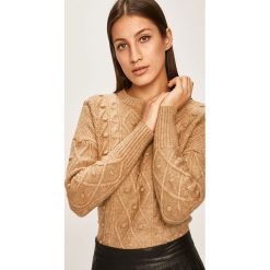 Answear - Sweter. Żółte swetry damskie ANSWEAR, s, bez wzorów, z poliesteru, bez rękawów, bez kaptura. W wyprzedaży za 89,90 zł.