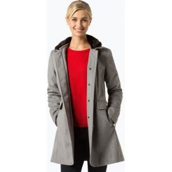 Marie Lund - Płaszcz damski z dodatkiem kaszmiru, szary. Szare płaszcze damskie pastelowe Marie Lund, z kaszmiru, wizytowe. Za 749,95 zł.