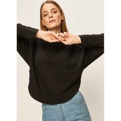 Answear - Bluza. Czarne bluzy damskie ANSWEAR, s, bez wzorów, z bawełny, bez rękawów, bez kaptura. W wyprzedaży za 69,90 zł.