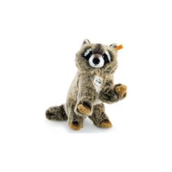Steiff Maskotka Szop Pracz Ronny, 32 cm, stojący, kolor brązowy. Pomarańczowe przytulanki i maskotki marki Steiff, z tworzywa sztucznego. Za 349,00 zł.