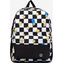 Vans The Simpsons Old Skool III Plecak Czarny Biały. Czarne plecaki męskie Vans, w paski, z poliesteru. Za 197,95 zł.