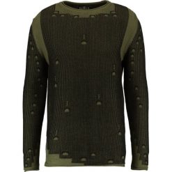 Swetry klasyczne męskie: Key Largo CLUB Sweter oliv